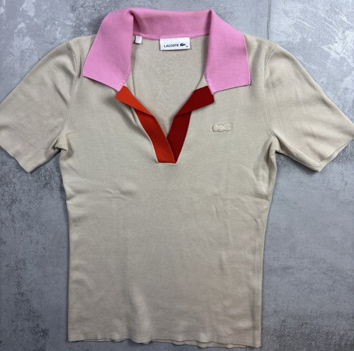 Lacoste poloshirt beige - poloshirt, 34